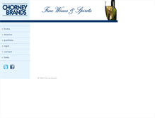 Tablet Screenshot of chorneybrands.com